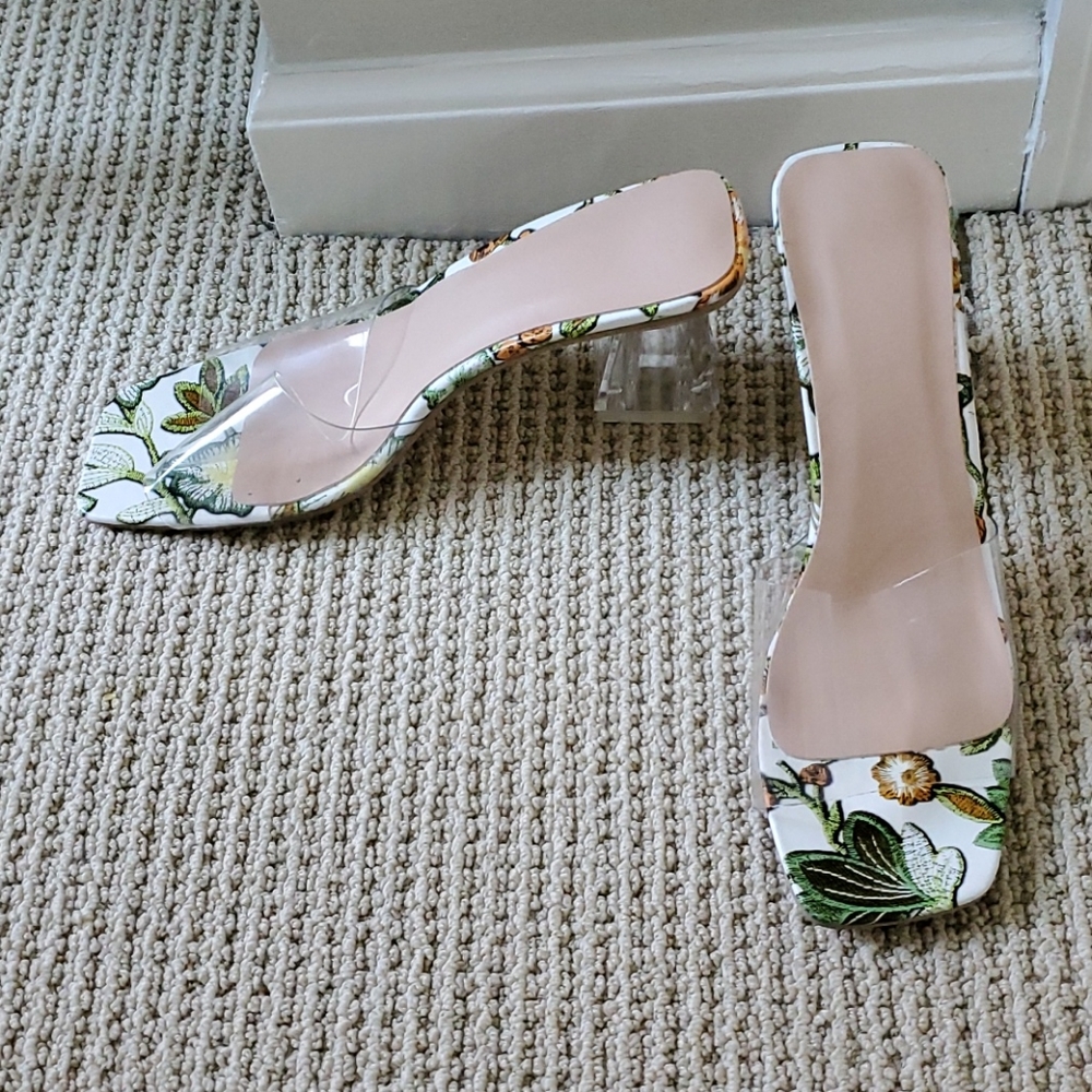 Zaful printed Mule Slides